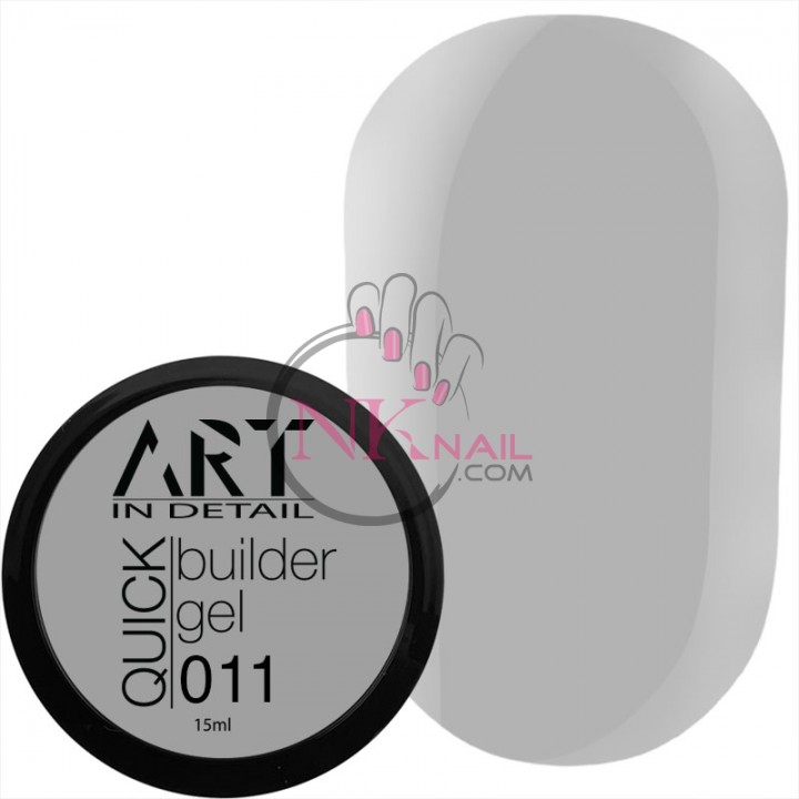 Гель ART QUICK Builder Gel №011, 30 мл прозорий TPO free